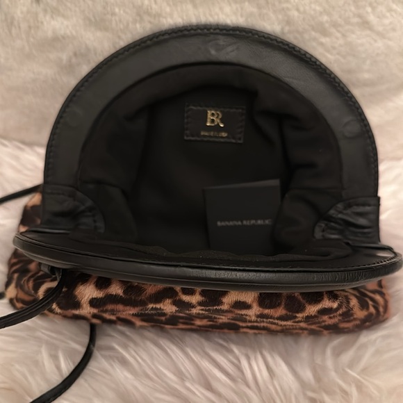 Banana Republic Hair Calf Leather Convertible Mini Bag - NWT - Picture 8 of 15